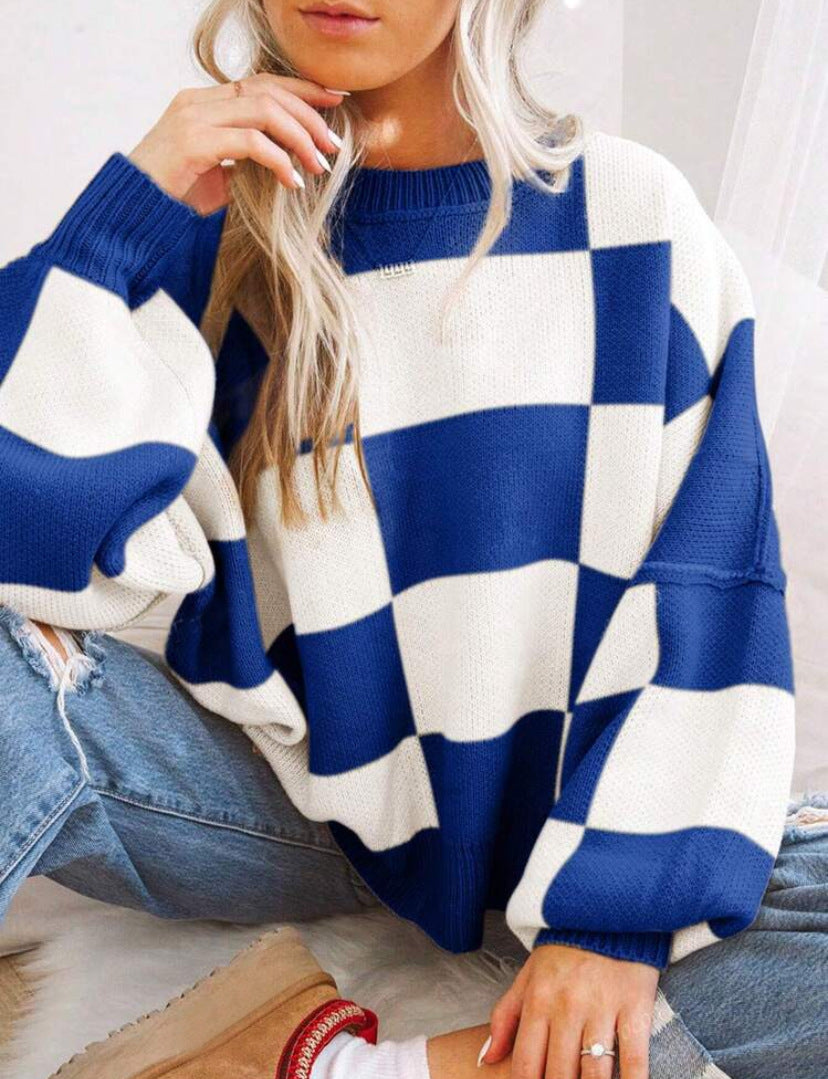 Cozy Casual Loose-Fit Long-Sleeve Sweater