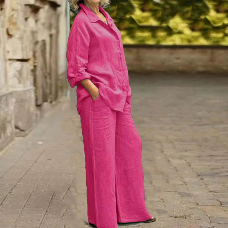 Loose Shirt and Pants for a Comfortable and Elegant Style