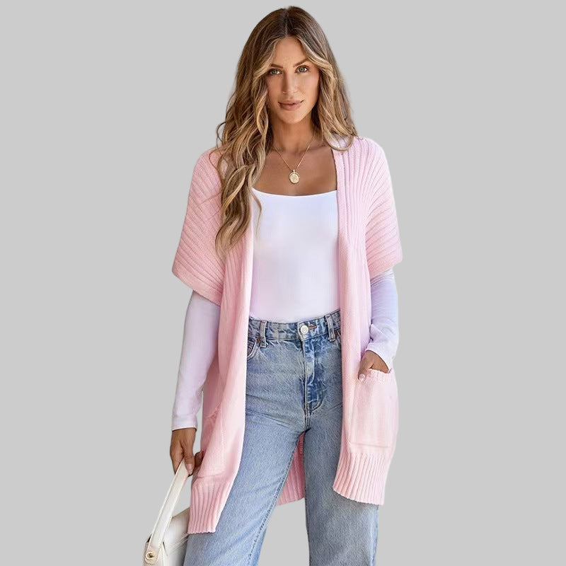 Lightweight Open-Front Knit Cardigan – Effortless Style, Breathable Comfort