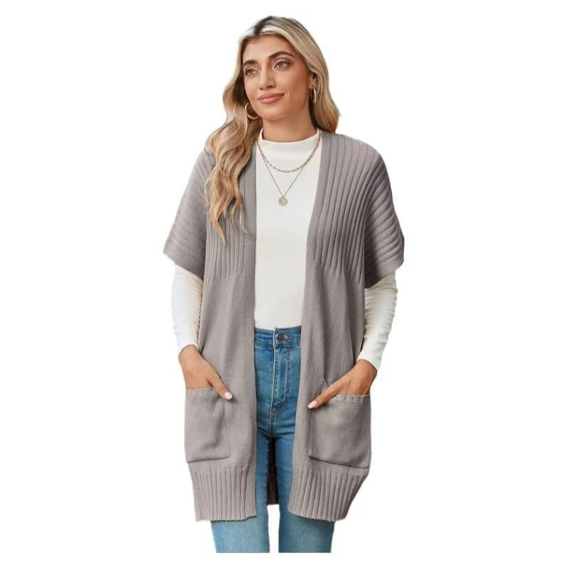 Lightweight Open-Front Knit Cardigan - Effortless Layering Essential