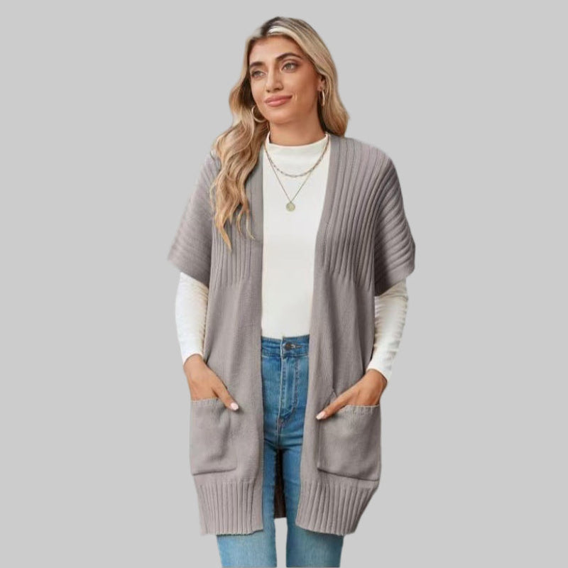 Lightweight Open-Front Knit Cardigan – Effortless Style, Breathable Comfort