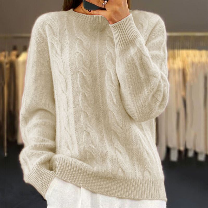Luxurious Winter Sweater - Cozy, Elegant Knit for Cold Weather
