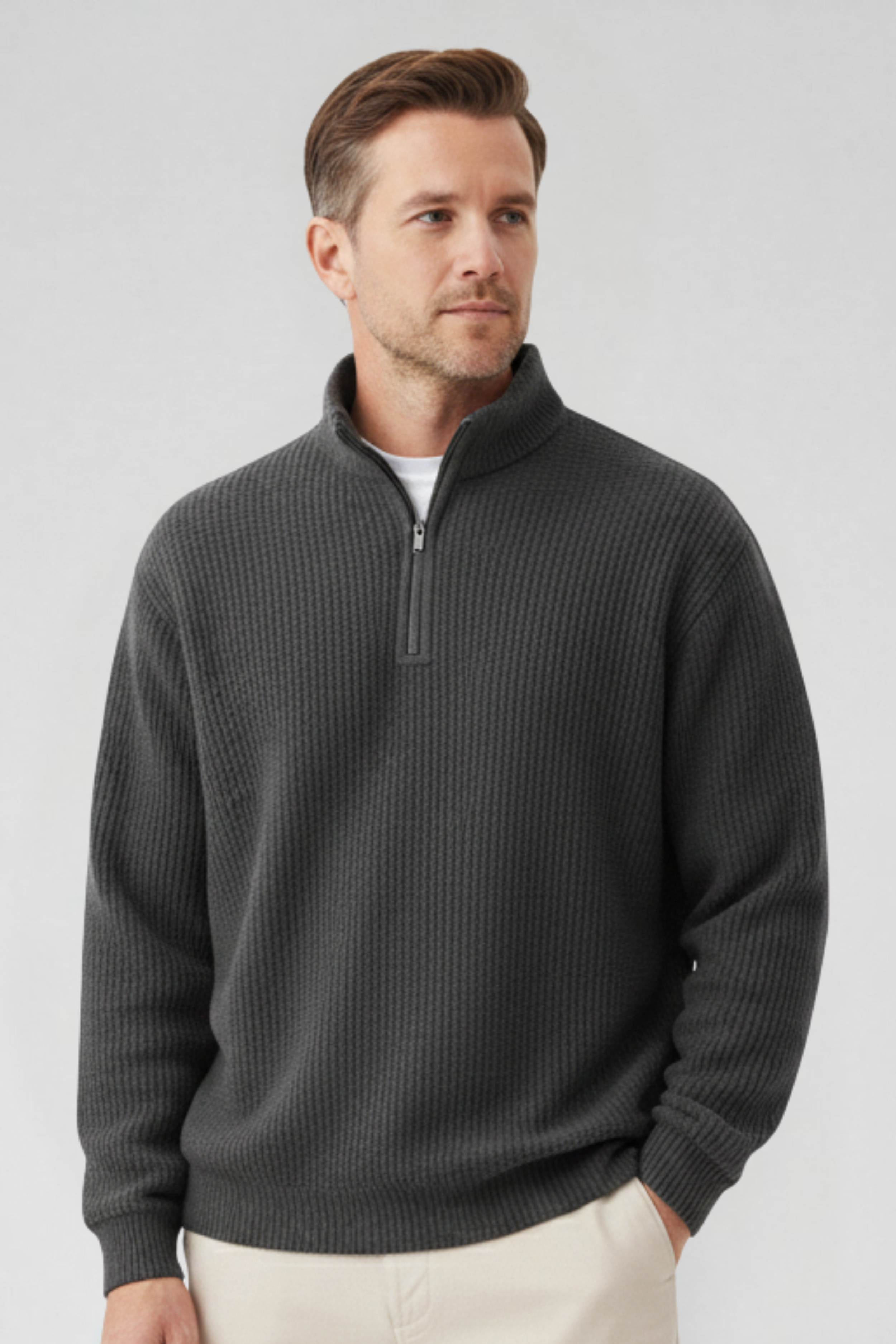 Carter Timeless Knit Quarter-Zip Pullover