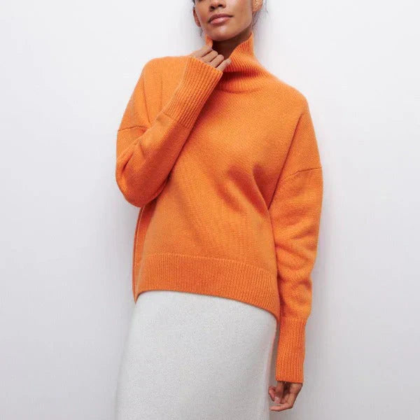 Amandine - Cozy and Stylish Oversized Turtleneck Sweater