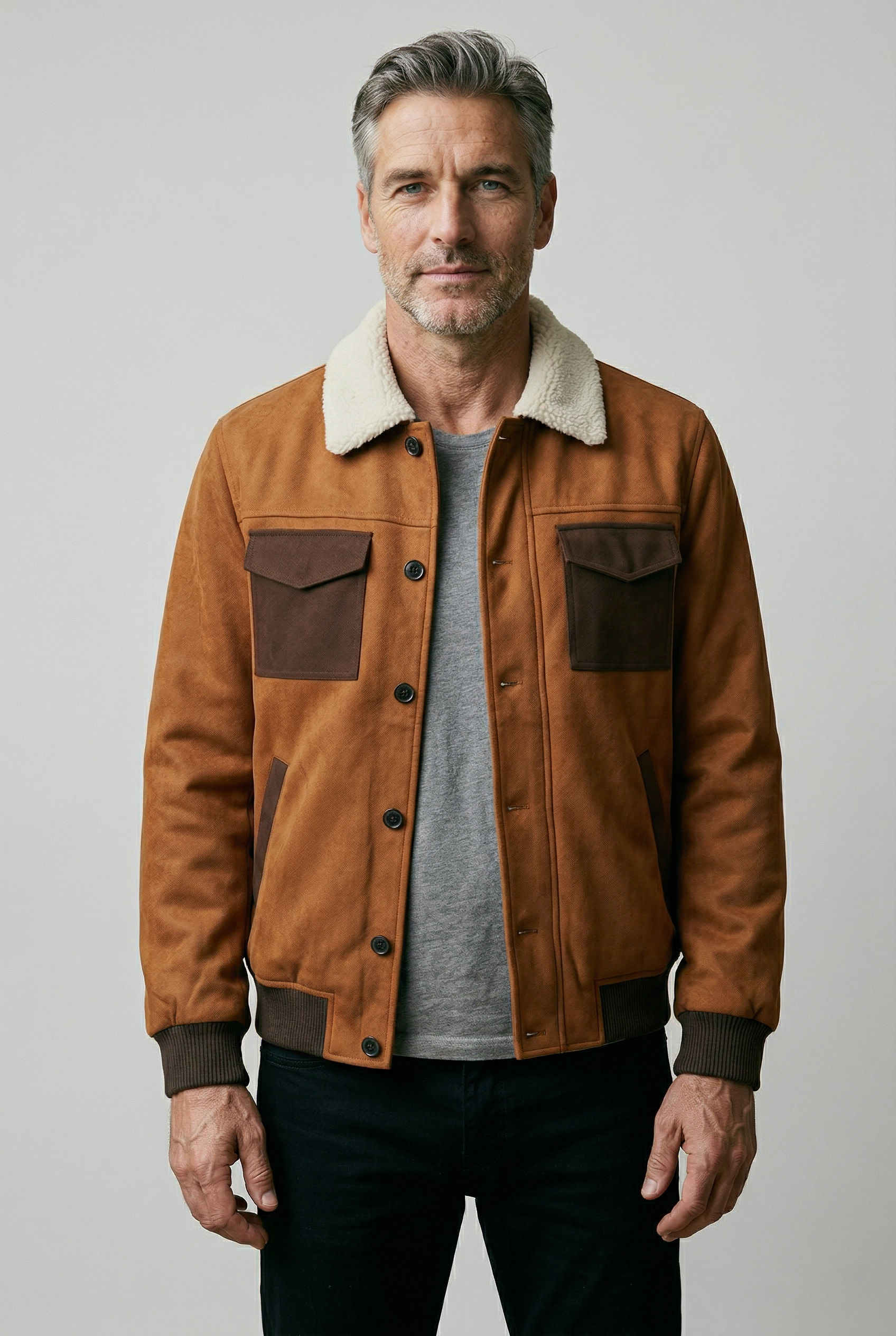 Thermal Jacket with Sherpa Lining – Everyday Comfort Fit