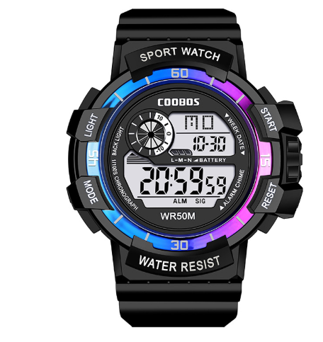 Waterproof and luminous sports military watch for a rugged and practical look