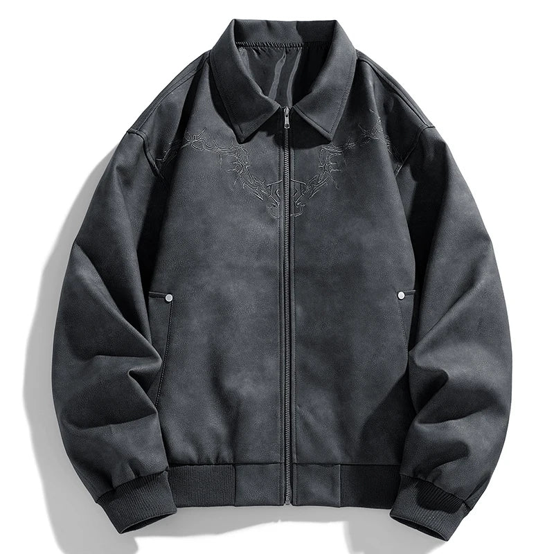 Anthrax suede jacket for a bold and trendy style