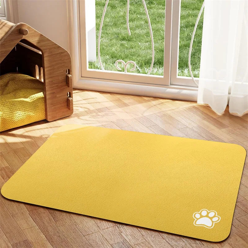 Fast and Easy to Clean Placemat for Dogs and Cats