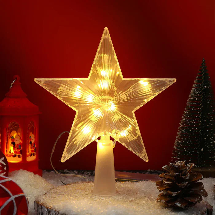 GleamPoint - Amazing glowing star for the top of the Christmas tree for a magical Christmas