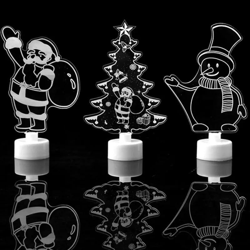 SnowGlow - Colorful LED Snowman Lights for Festive Occasions