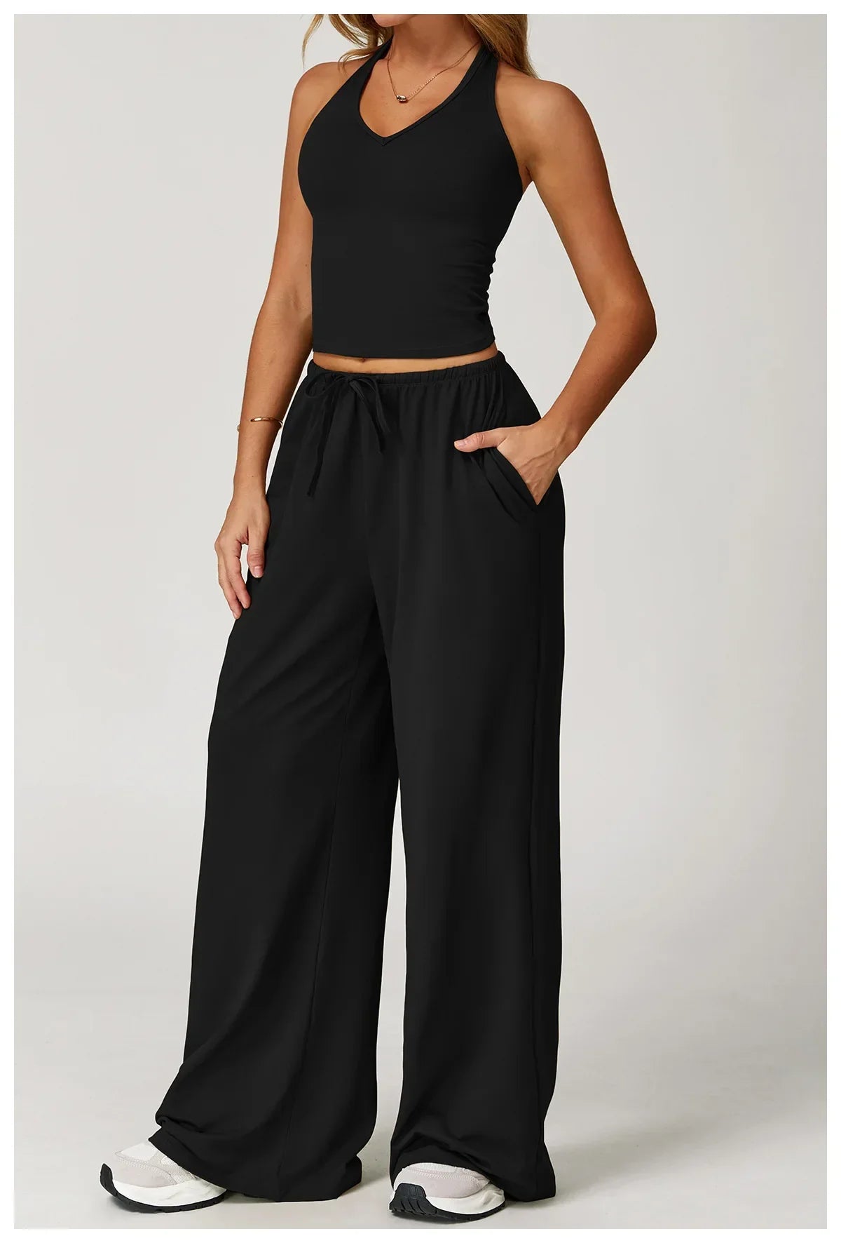 Eleanor | Women's Winter Loungewear Pants with Wide Leg & Relaxed Fit for Stylish Comfort