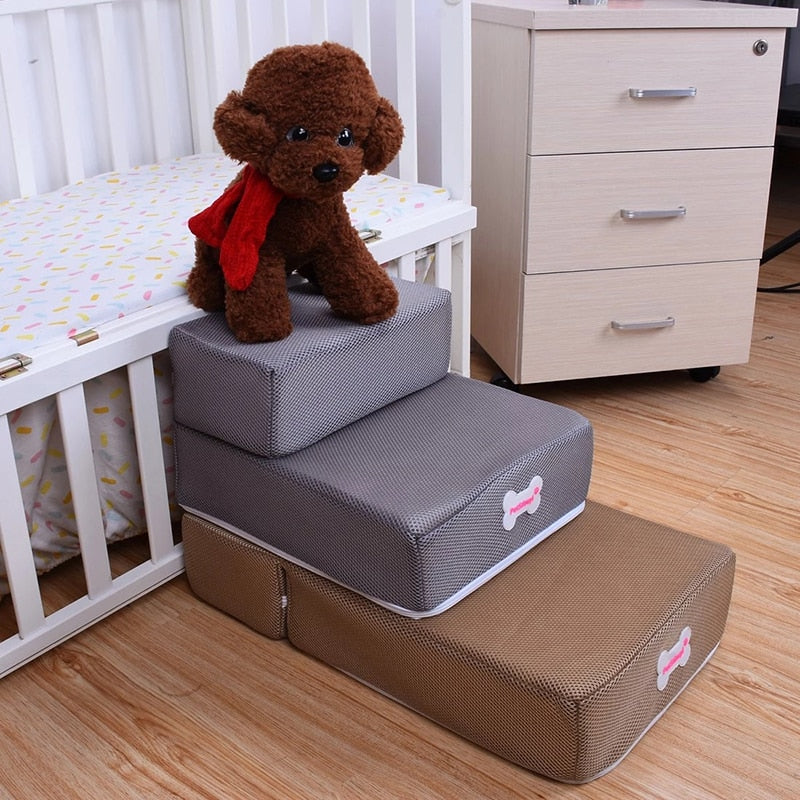 Non-slip pet stairs for easy and safe climbing