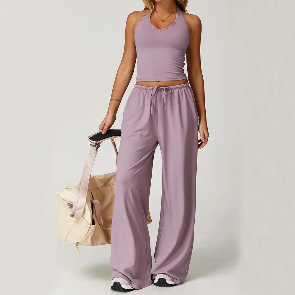Eleanor | Women's Winter Loungewear Pants with Wide Leg & Relaxed Fit for Stylish Comfort