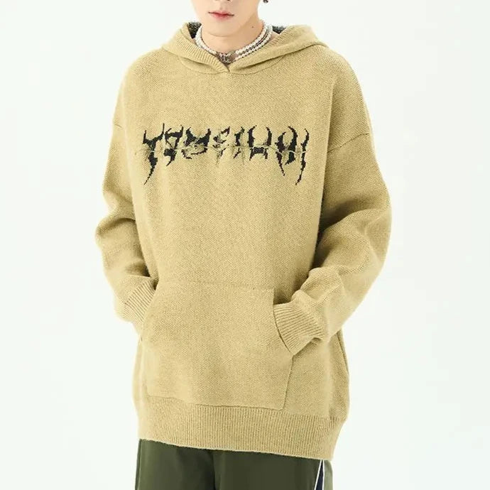 Anthracite Hoodie with Millipede Pattern for a Unique and Trendy Look