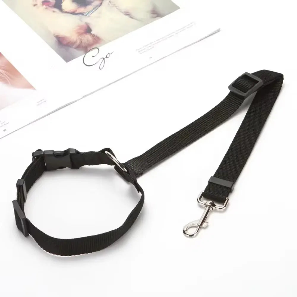 Adjustable Nylon Dog Seat Belt and Harness for Safe and Comfortable Travel