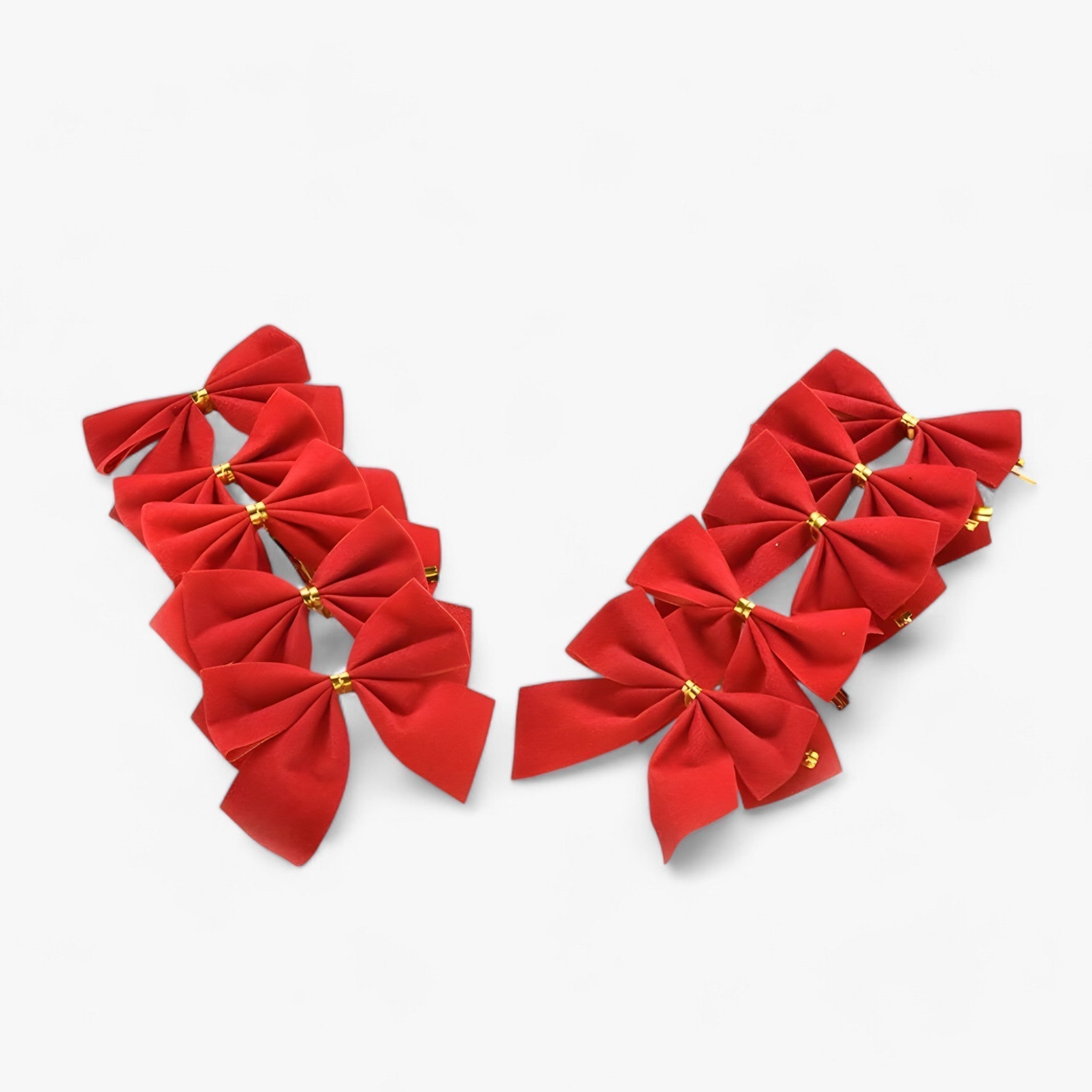 Festive and Elegant Christmas Ribbons | 12 Red Ribbons for Perfect Christmas Tree Decorations