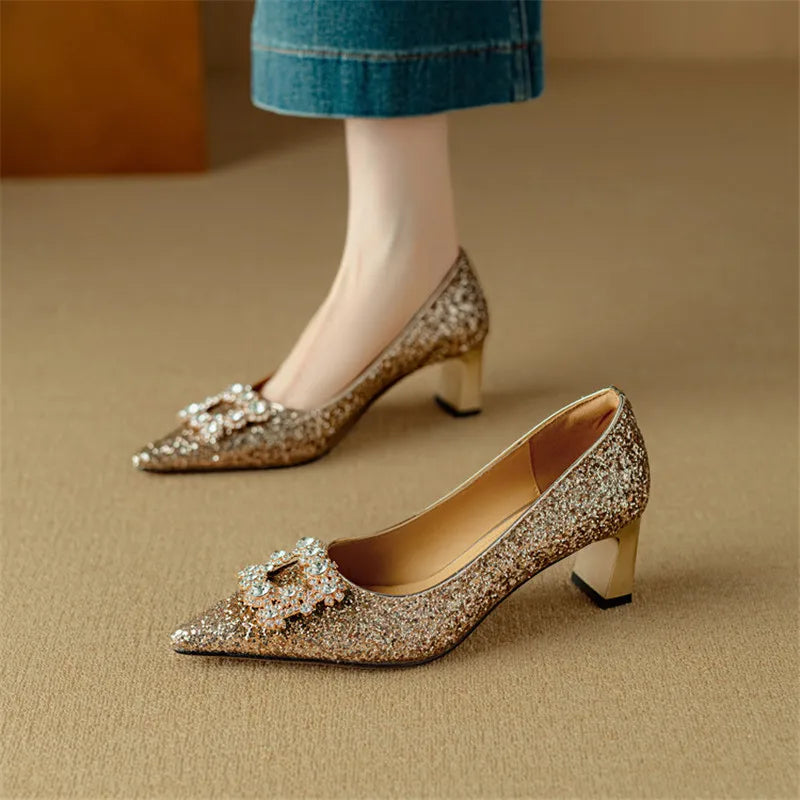 Glitter Pumps – Dazzling Sparkle Heels
