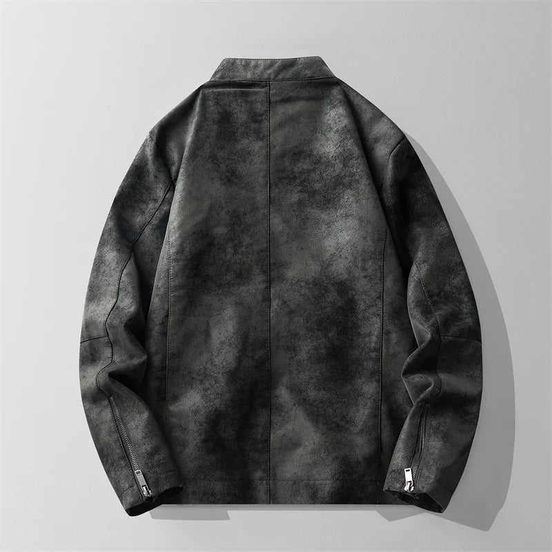 Casual and Durable Desert Style Moto Jacket