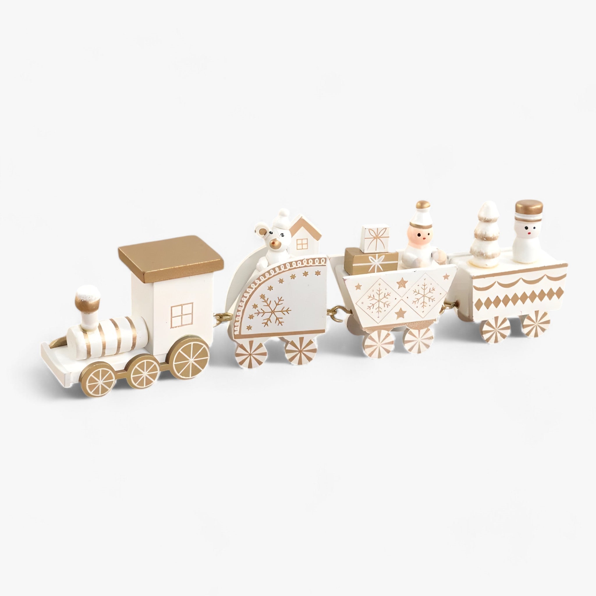 Clever Christmas Tree Decorations with Steam Train Design