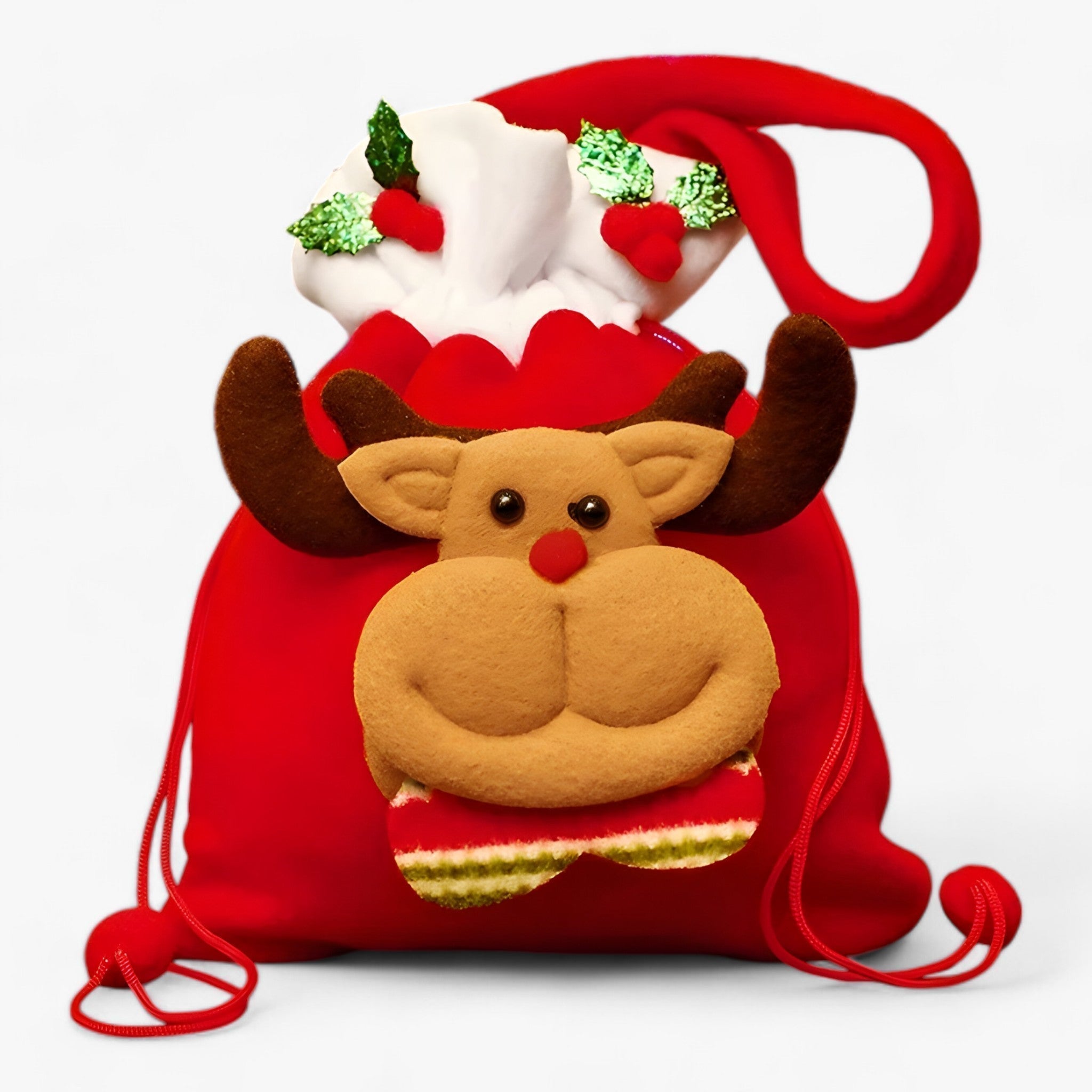Santa Bear | Festive Christmas Gift Bags – Ideal for storing your presents and treats in style