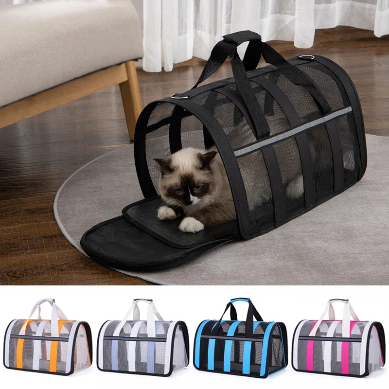 Foldable Luxury Pet Handbag for Easy and Stylish Pet Transport