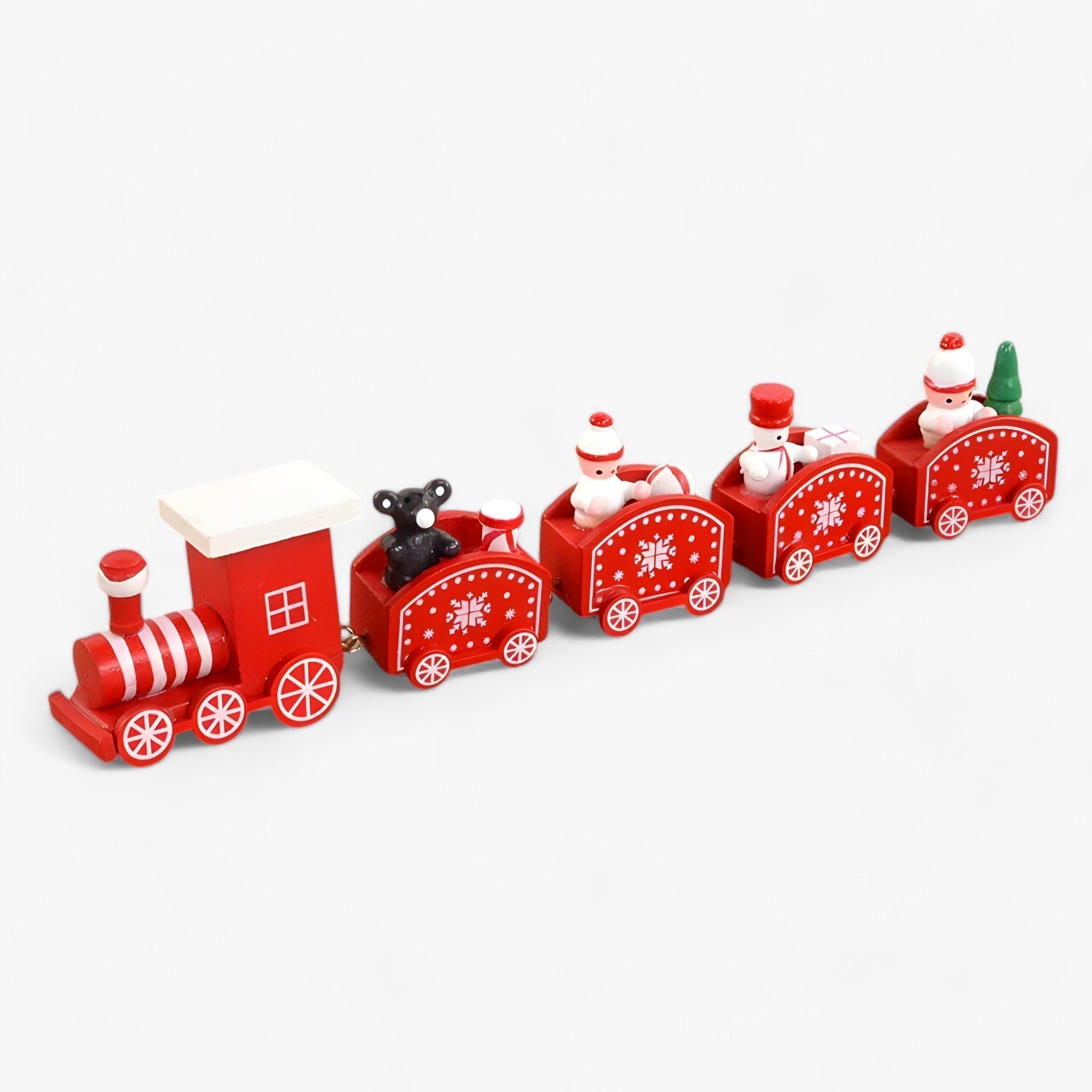 Clever Christmas Tree Decorations with Steam Train Design