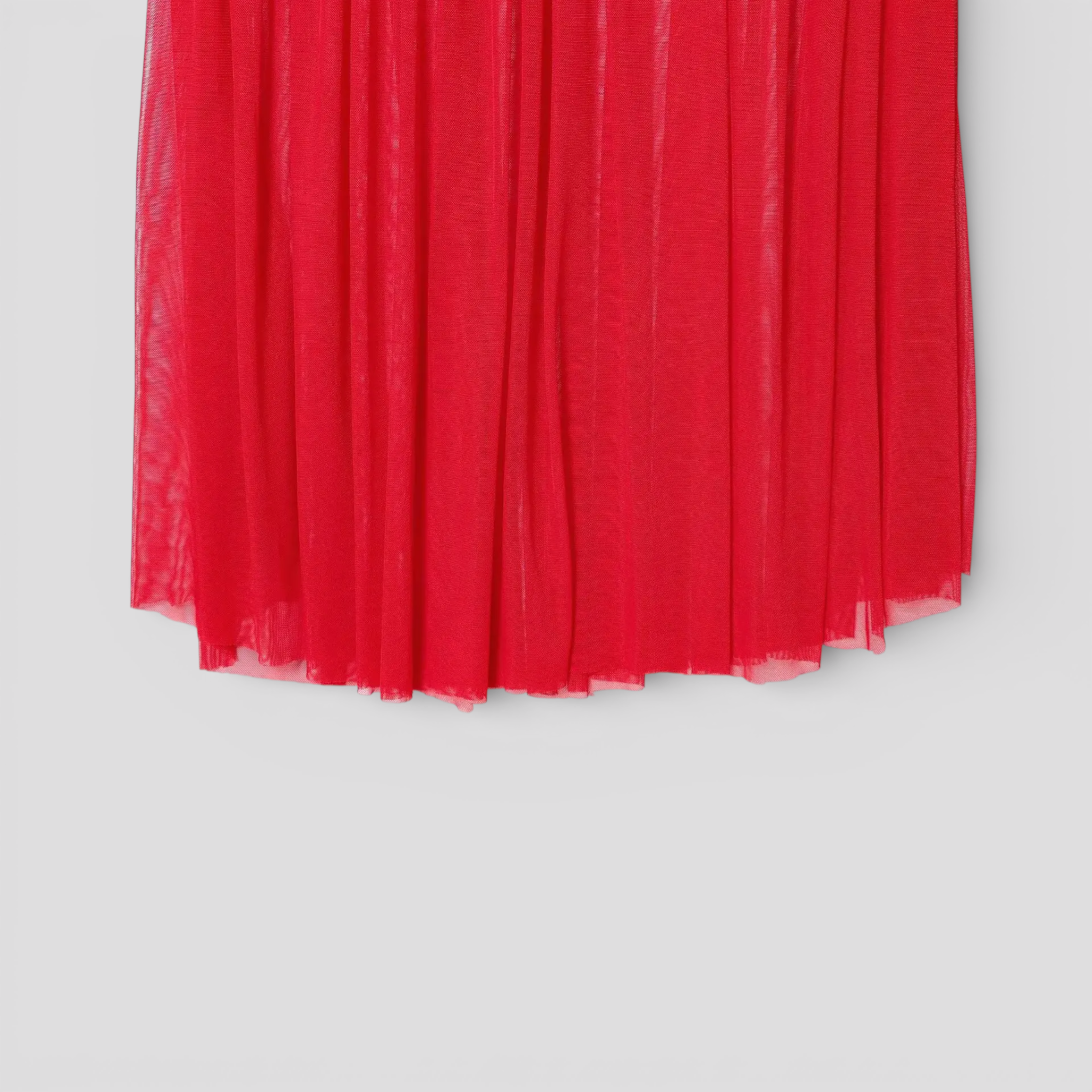 Elegant Brown Pleated Mesh Bodycon Dress