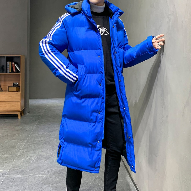 Calvin Women's Winter Jacket – Long Model with Hood for Stylish Comfort