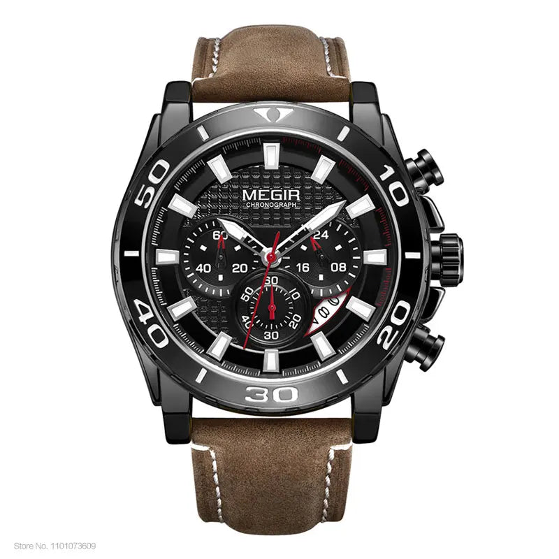 Ultra-Resistant Sports Chronograph Watch for Military