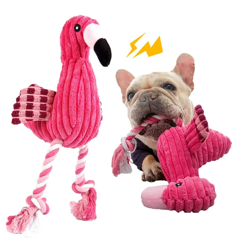 Vibrant Interactive Plush Toy for Dog Play