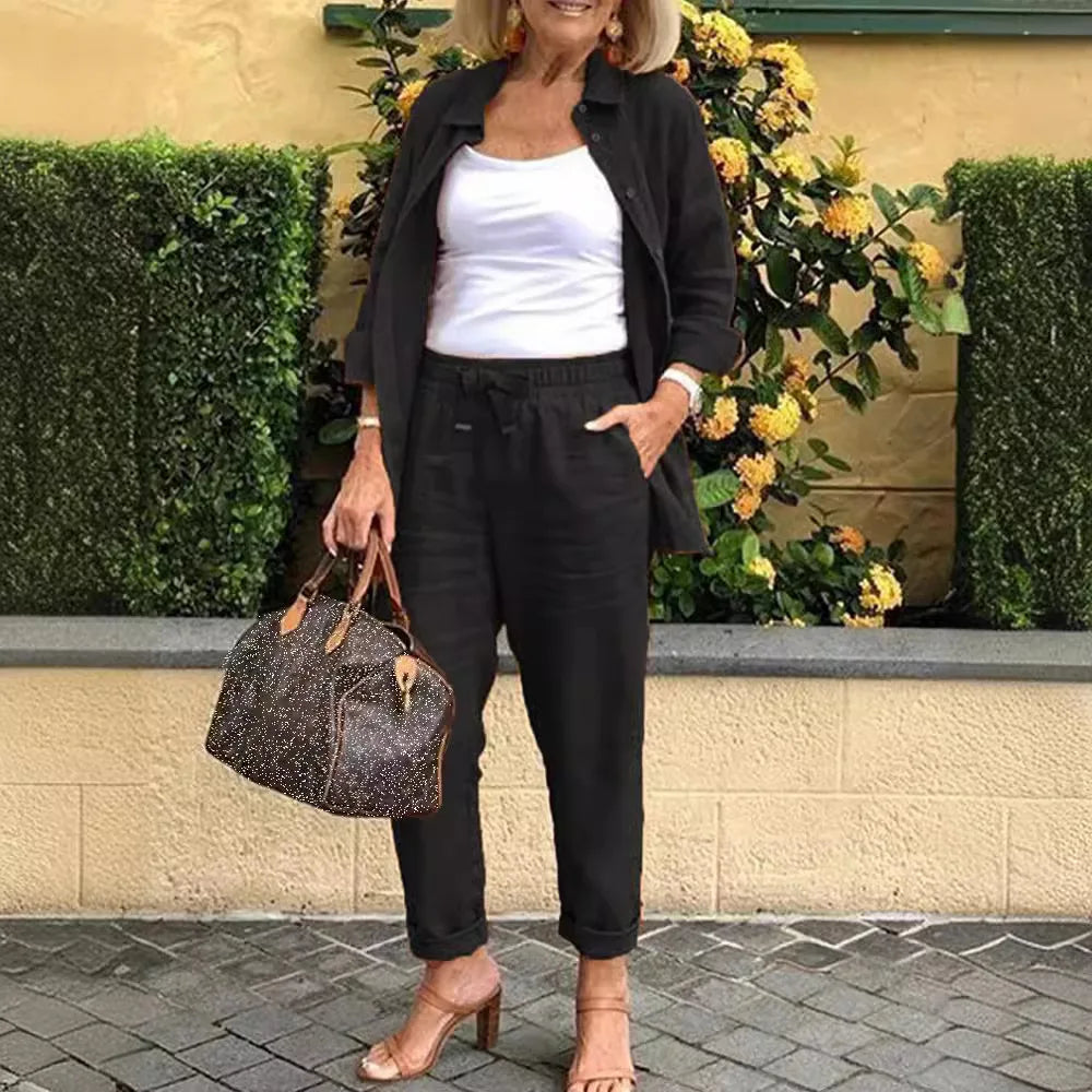 Elegant Sequin Outfit with Sophisticated Shine