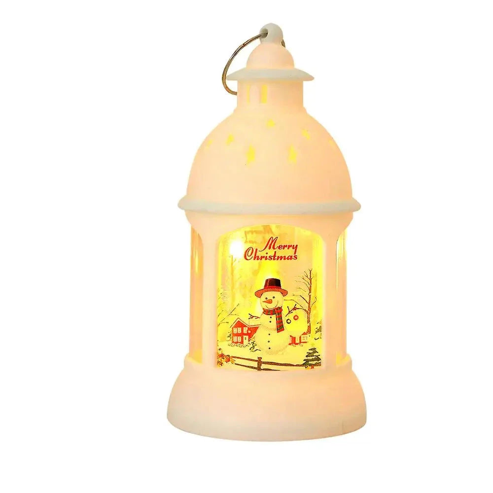 SantaGlow - Festive LED Lanterns with Santa Claus Design for a Cozy Christmas Atmosphere
