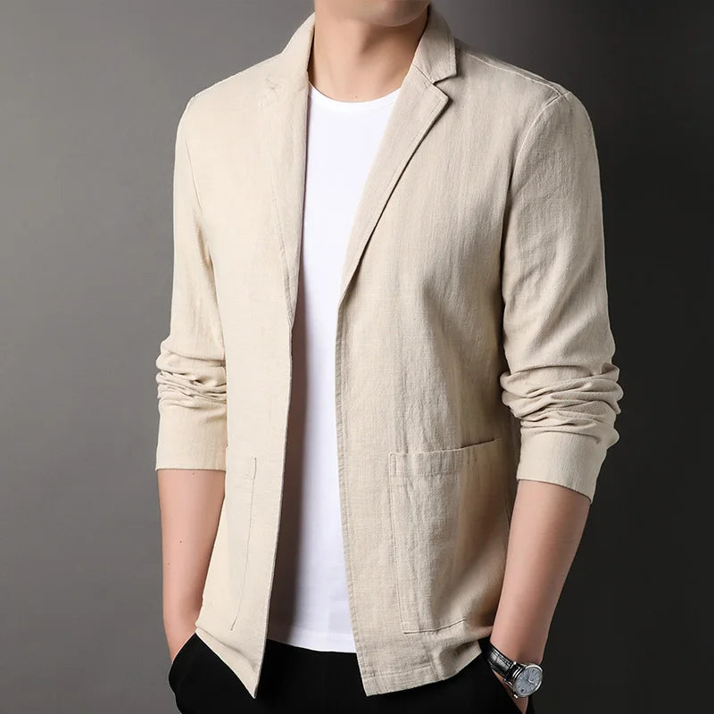Elegant Hudson Linen Blazer for a Sophisticated Look