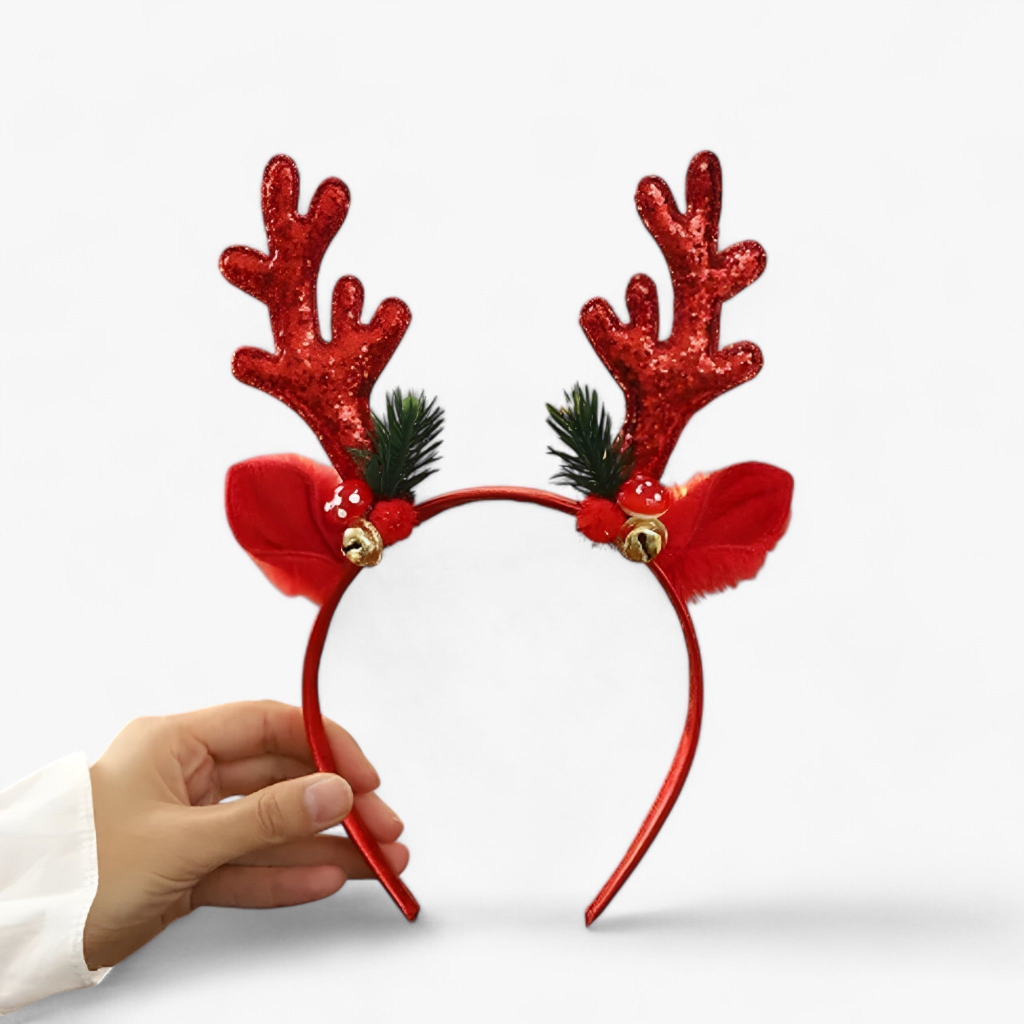 Emma | Christmas Wreath with Horn - Festive and Delicate Accessories for Children for the Perfect Christmas Spirit
