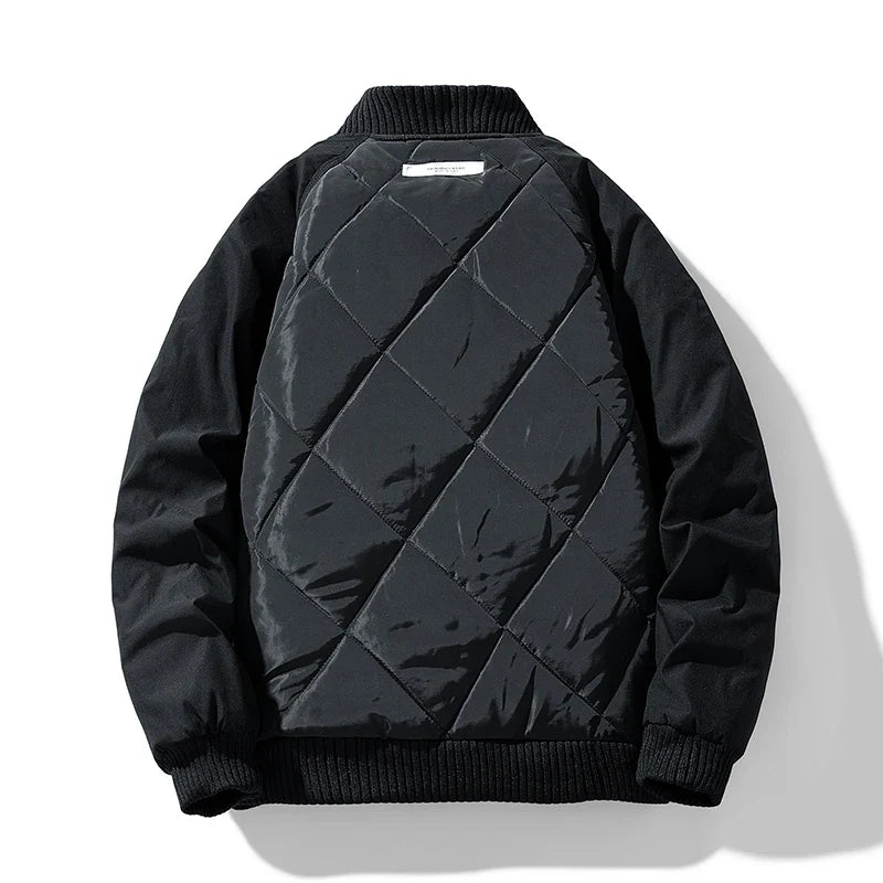 Jacket with protective pads and functional pockets