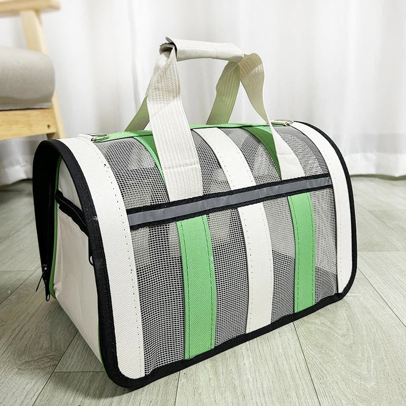 Foldable Luxury Pet Handbag for Easy and Stylish Pet Transport