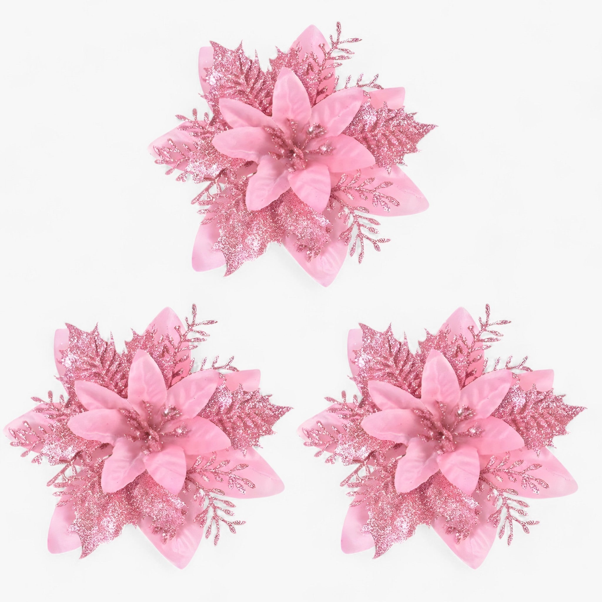 Emilie | Sparkling Christmas Flowers – Add a beautiful and decorative touch to your Christmas decoration