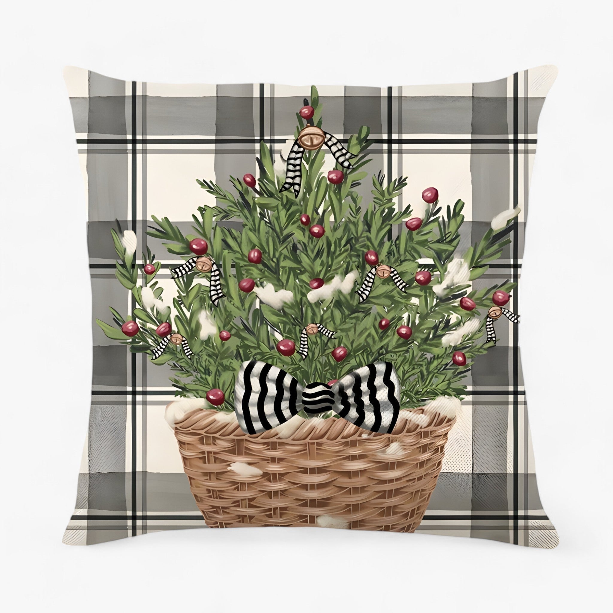 Frostig | Linen cover for Julpude – decorative and cozy Christmas addition to the home