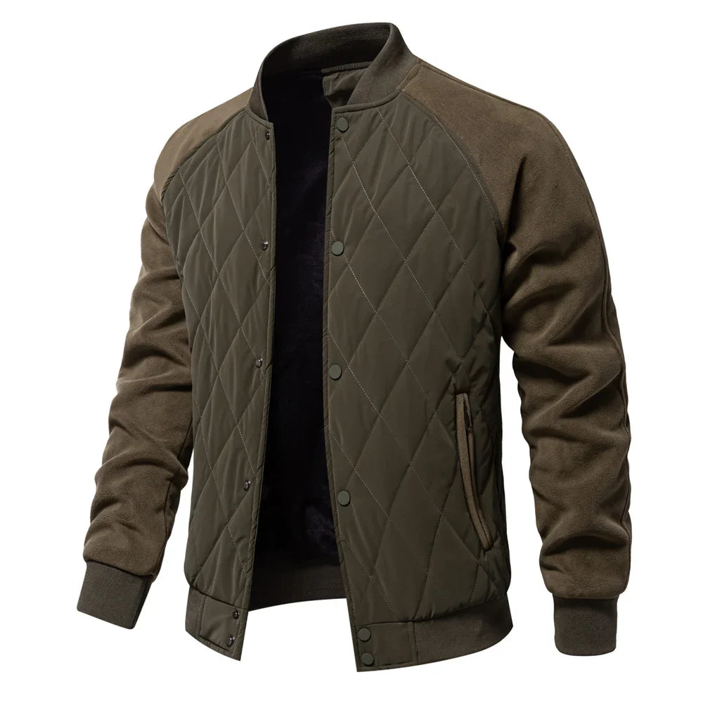 Nolan Quilted Bomber Jacket for Stylish Protection and Comfort
