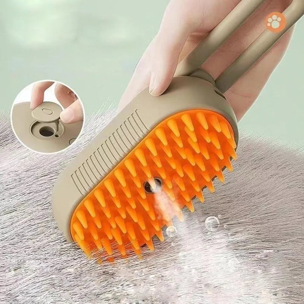 Luxurious Electric Steam Brush for Advanced Pampering of Your Pet