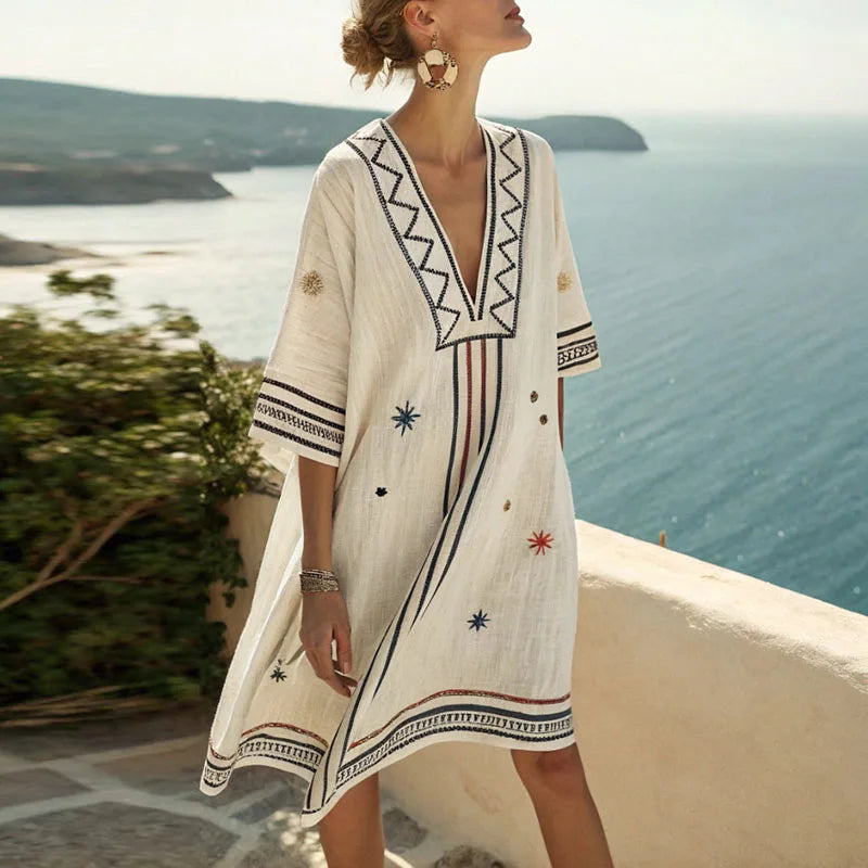 Naomi - Effortlessly Elegant, Versatile Beach Dress for Sunny Summer Days