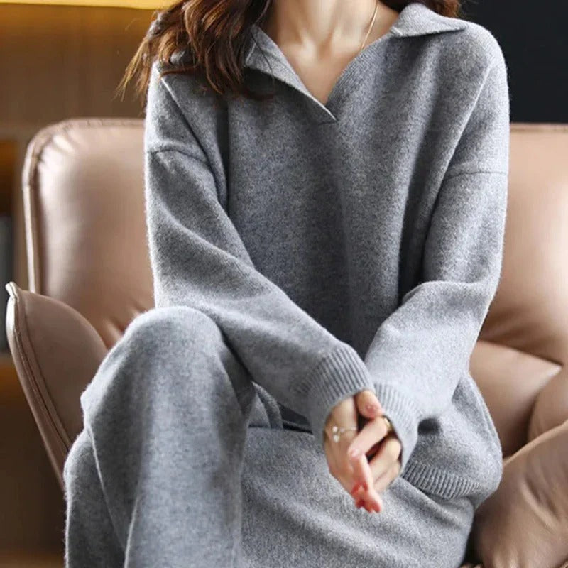 Paige | Elegant Winter Indoor Set for Women - Two-Piece Comfort and Style Set