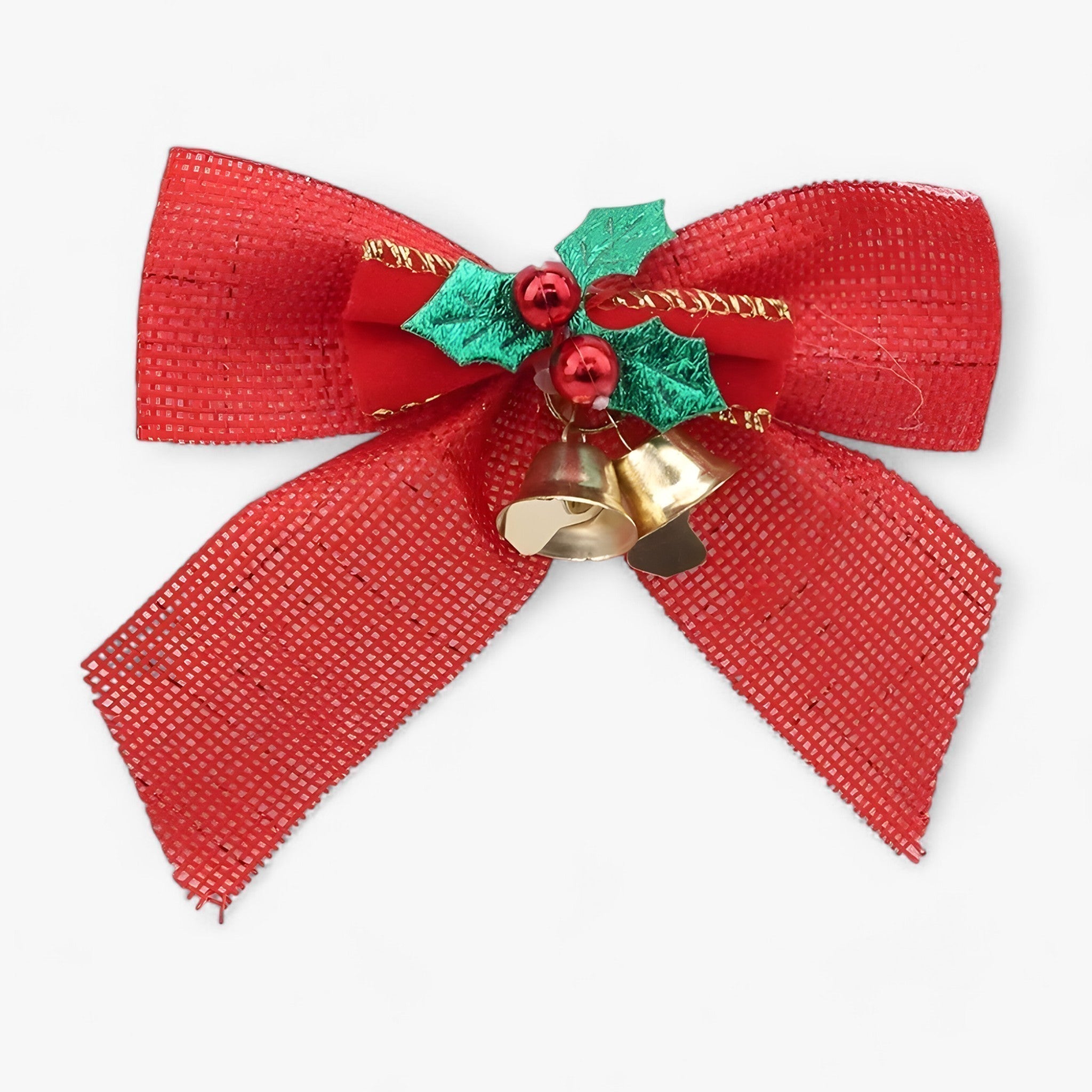 Clara | Christmas Tree Rosette - Festive Decoration with Bells for Home and Garden