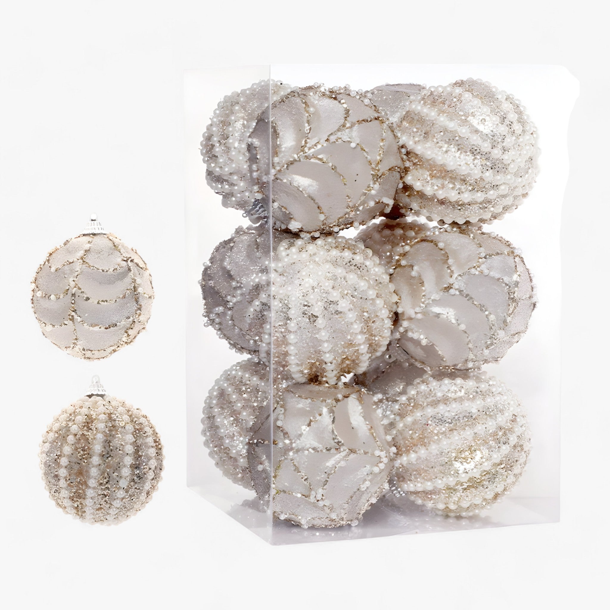Sparkle | Hanging Christmas Baubles with Sequins – Add Elegance and Glamour to Your Tree Decoration