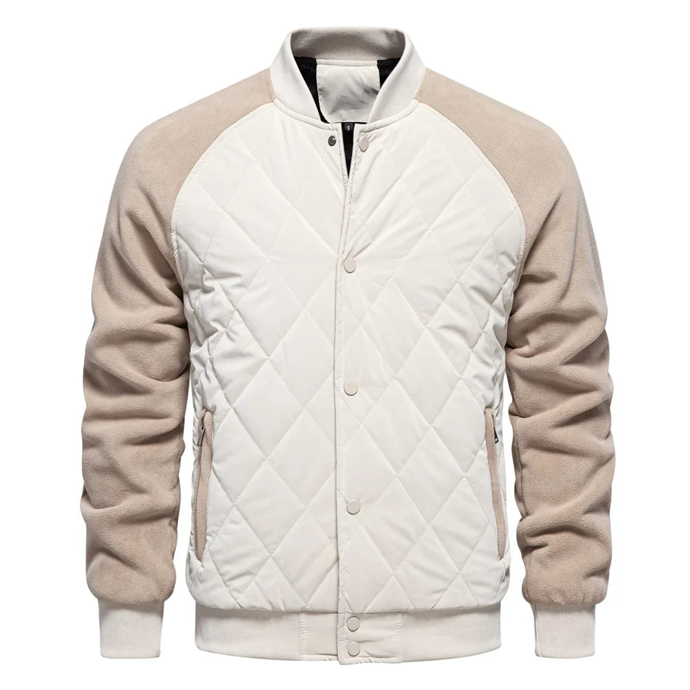 Nolan Quilted Bomber Jacket for Stylish Protection and Comfort