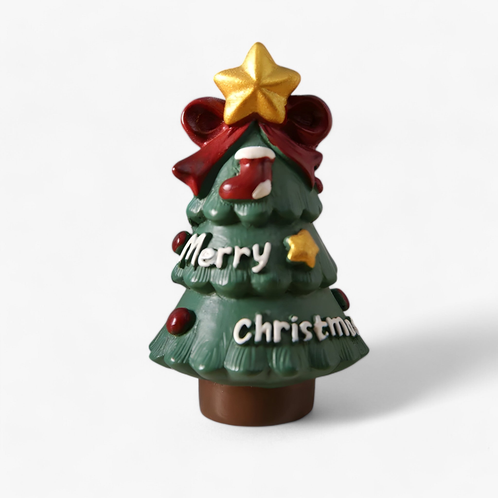 Christmas Ghost | Miniature Landscape Christmas Decorations - Create a Magical Christmas Atmosphere on Your Desk and in Your Car