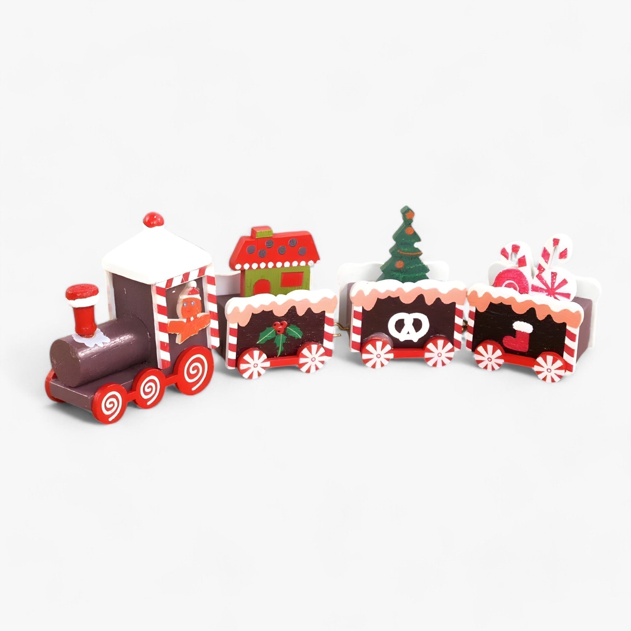 Clever Christmas Tree Decorations with Steam Train Design