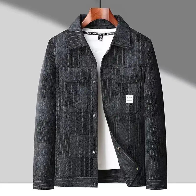 Elegant Davos pinstripe jacket