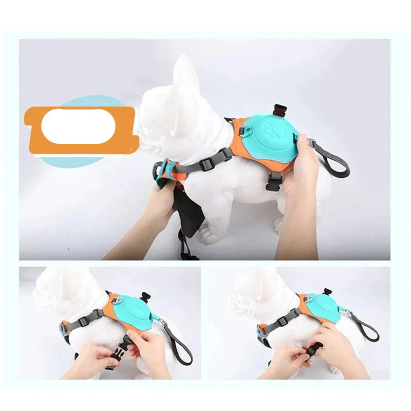 Comfortable Dog Harness with Adjustable Leash and Breathable Design