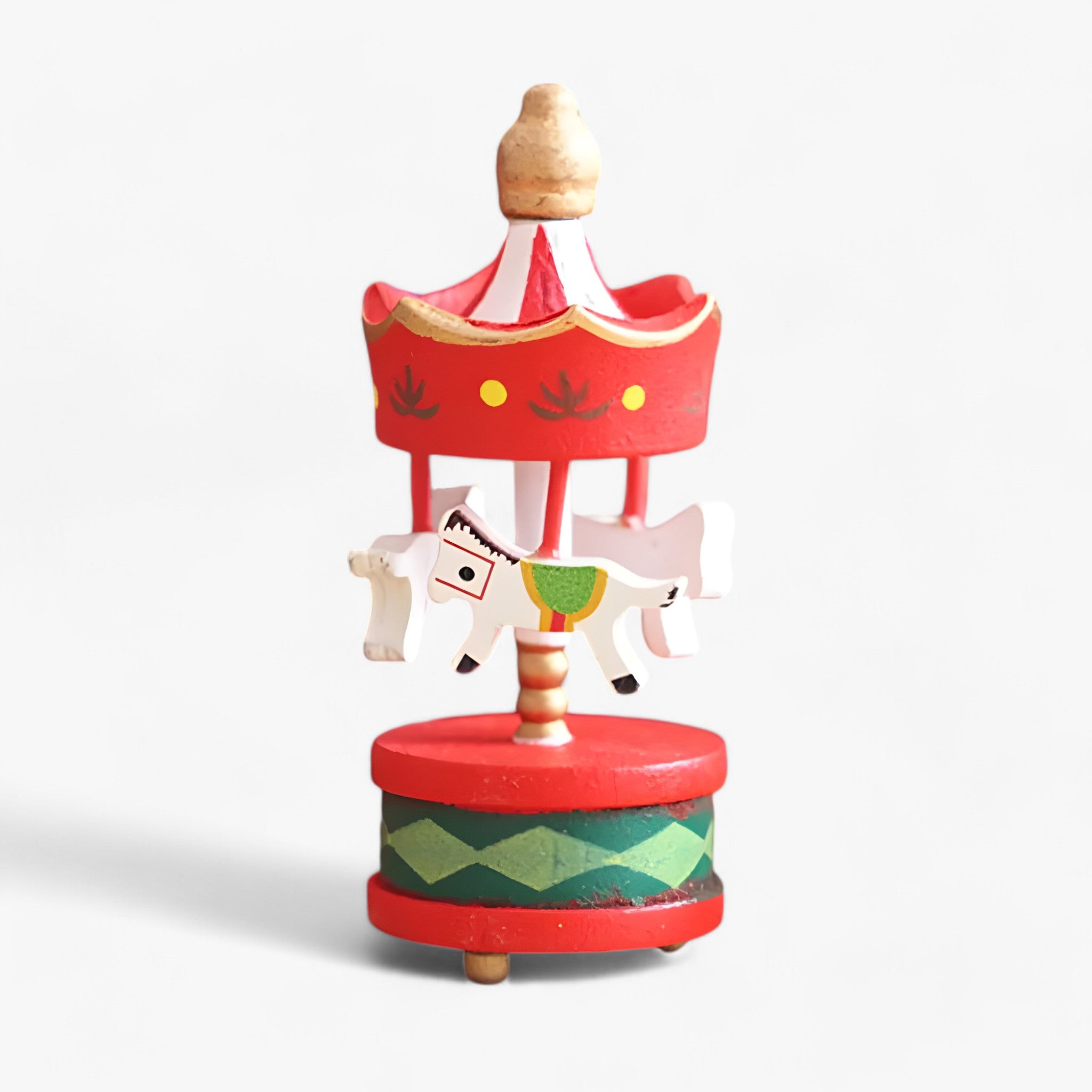 Miniature Wooden Horse Ornament for Christmas – Fun Gift Ideas for Children